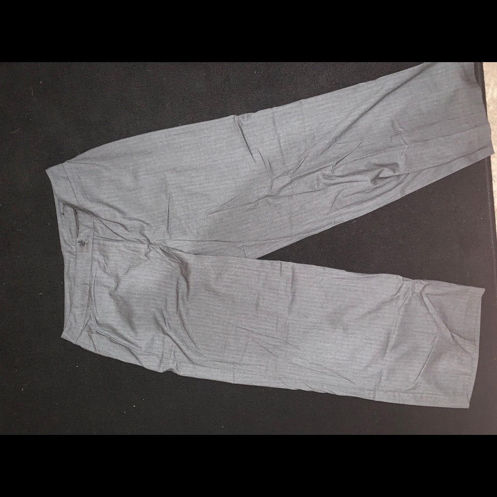 Lane Bryant-Striped work pants